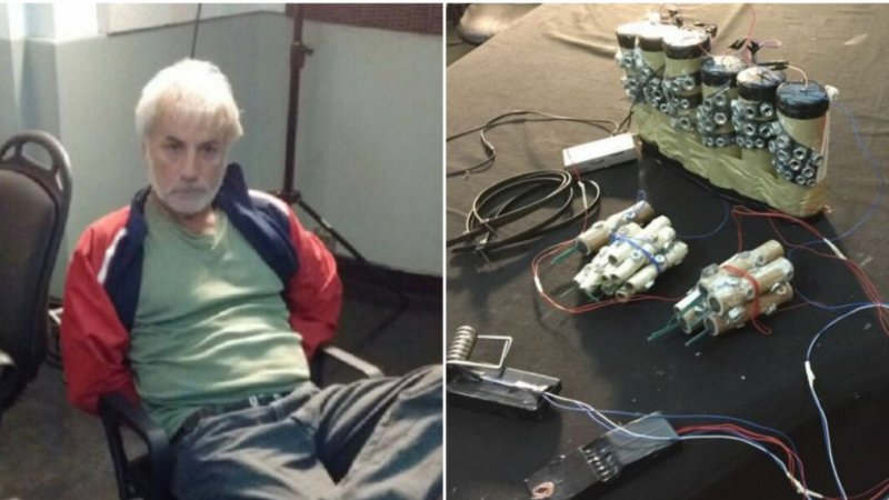 Éste es el hombre que ingresó con explosivos a Radio Nacional