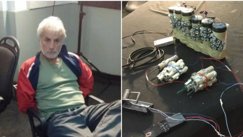 Éste es el hombre que ingresó con explosivos a Radio Nacional