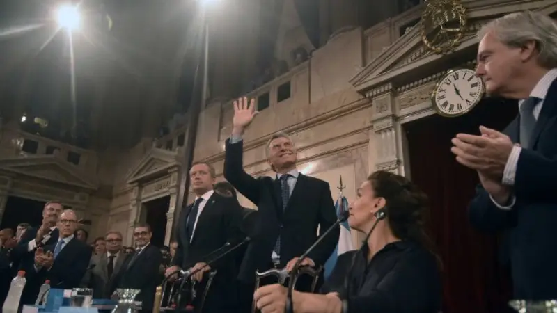 Macri en el Congreso: "Ojalá podamos repetir mucho de lo que vivimos el año anterior"