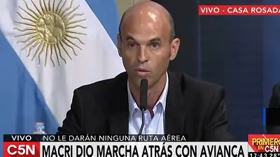 Dietrich oficializó la marcha atrás con Avianca: "Estamos hablando de la revolución del aire" Dietrich oficializó la marcha atrás con Avianca: "Estamos hablando de la revolución del aire"