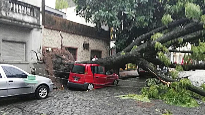 La lluvia volvió a inundar la Ciudad