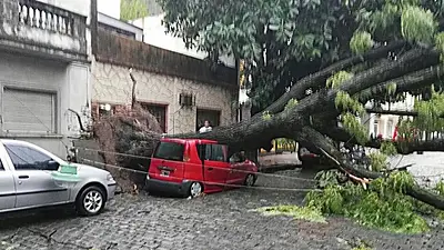 La lluvia volvió a inundar la Ciudad La lluvia volvió a inundar la Ciudad