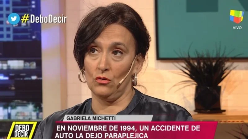 Michetti reveló cómo fue el accidente que la dejó en silla de ruedas