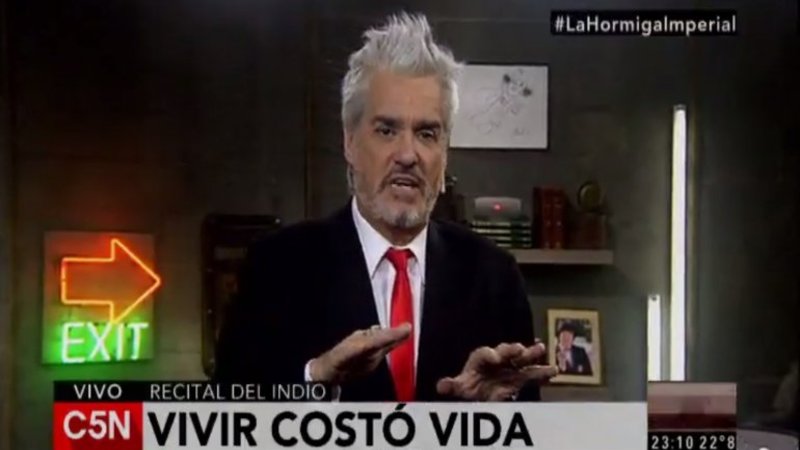 En un durísimo editorial, Pettinato disparó munición gruesa contra el Indio Solari