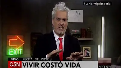 En un durísimo editorial, Pettinato disparó munición gruesa contra el Indio Solari En un durísimo editorial, Pettinato disparó munición gruesa contra el Indio Solari