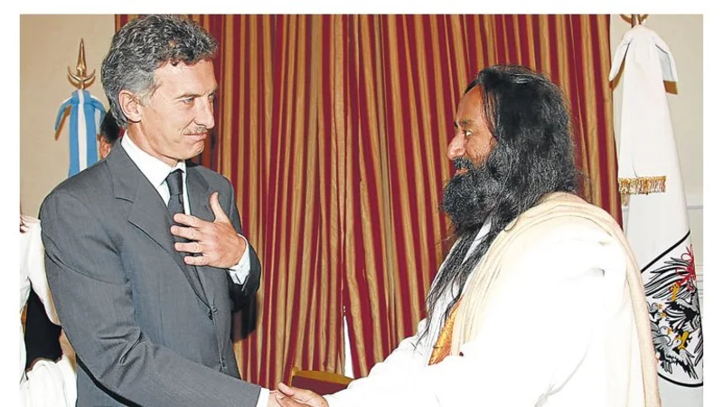 Ravi Shankar opinó sobre Macri: " Tiene una perspectiva global progresista"