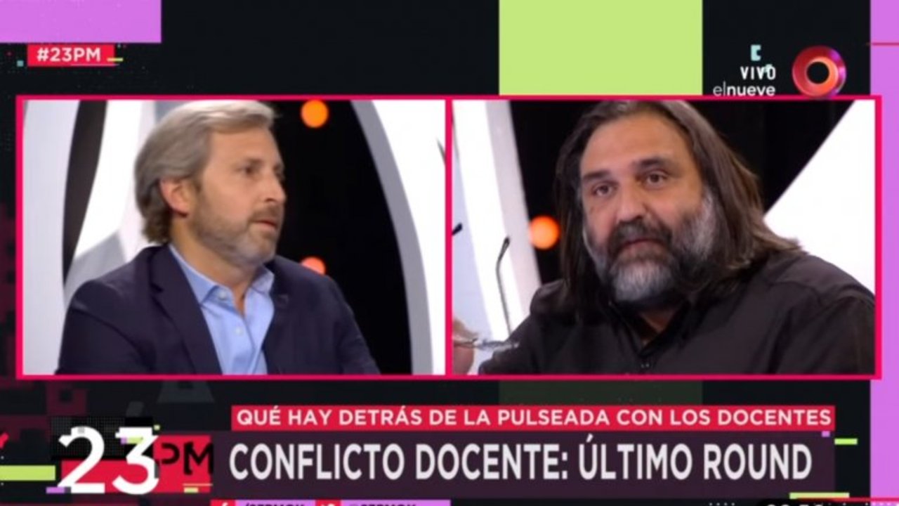 Tenso cruce entre Baradel y Frigerio por el paro docente