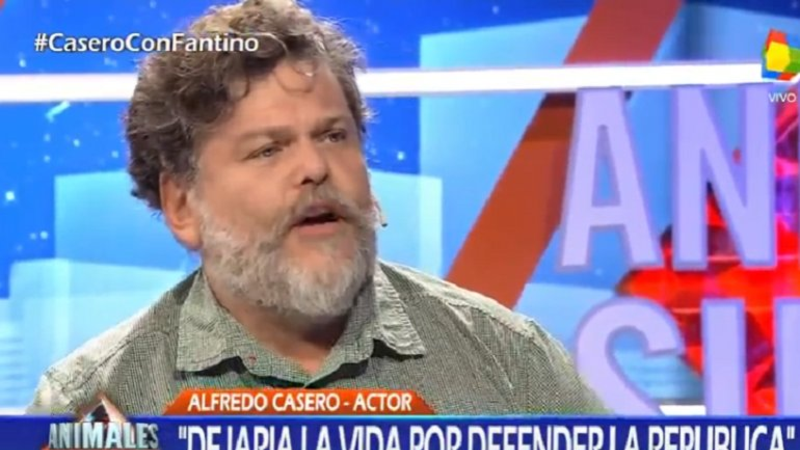 Alfredo Casero: "A Macri no lo van a voltear; si tengo que pegar un tiro lo voy a hacer"