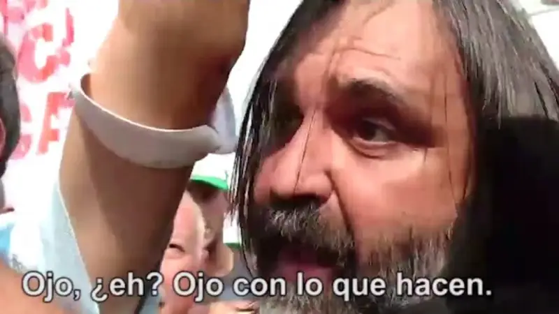 La Policía empujó a los docentes y Baradel lanzó una dura advertencia