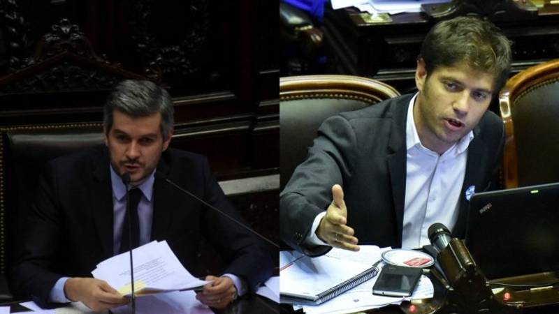 Congreso: duro cruce entre Kicillof y Peña