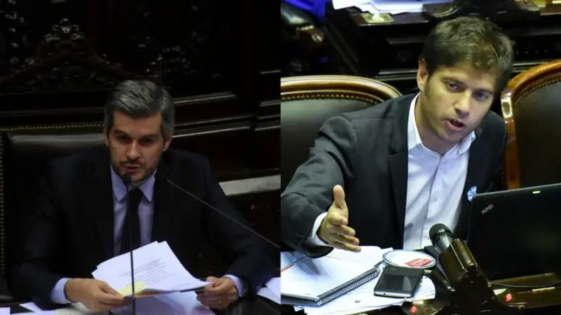 Congreso: duro cruce entre Kicillof y Peña
