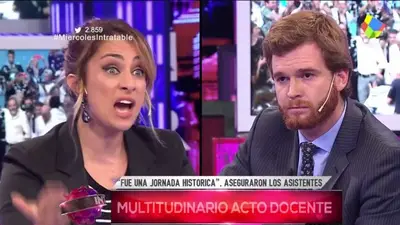 Massot intentó criticar a los docentes pero Del Moro lo dejó haciendo agua Massot intentó criticar a los docentes pero Del Moro lo dejó haciendo agua
