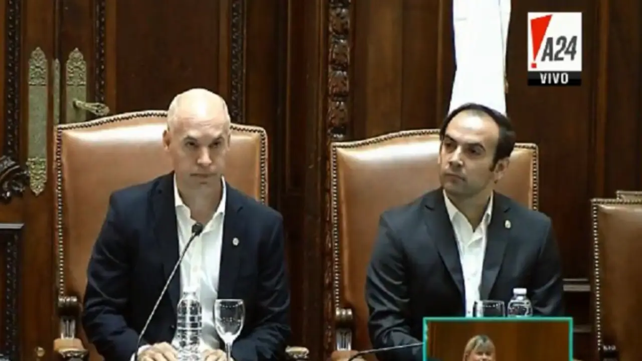 Una despedida escrachó a Larreta en plena apertura de sesiones ordinarias