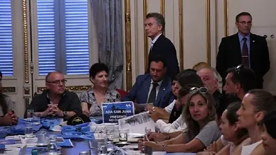 Macri reconoció por primera vez en público que los 44 tripulantes del ARA San Juan están muertos Macri reconoció por primera vez en público que los 44 tripulantes del ARA San Juan están muertos