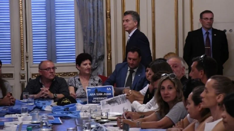 Macri reconoció por primera vez en público que los 44 tripulantes del ARA San Juan están muertos