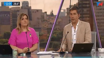 El pedido de una conductora de TN a Macri en vivo El pedido de una conductora de TN a Macri en vivo