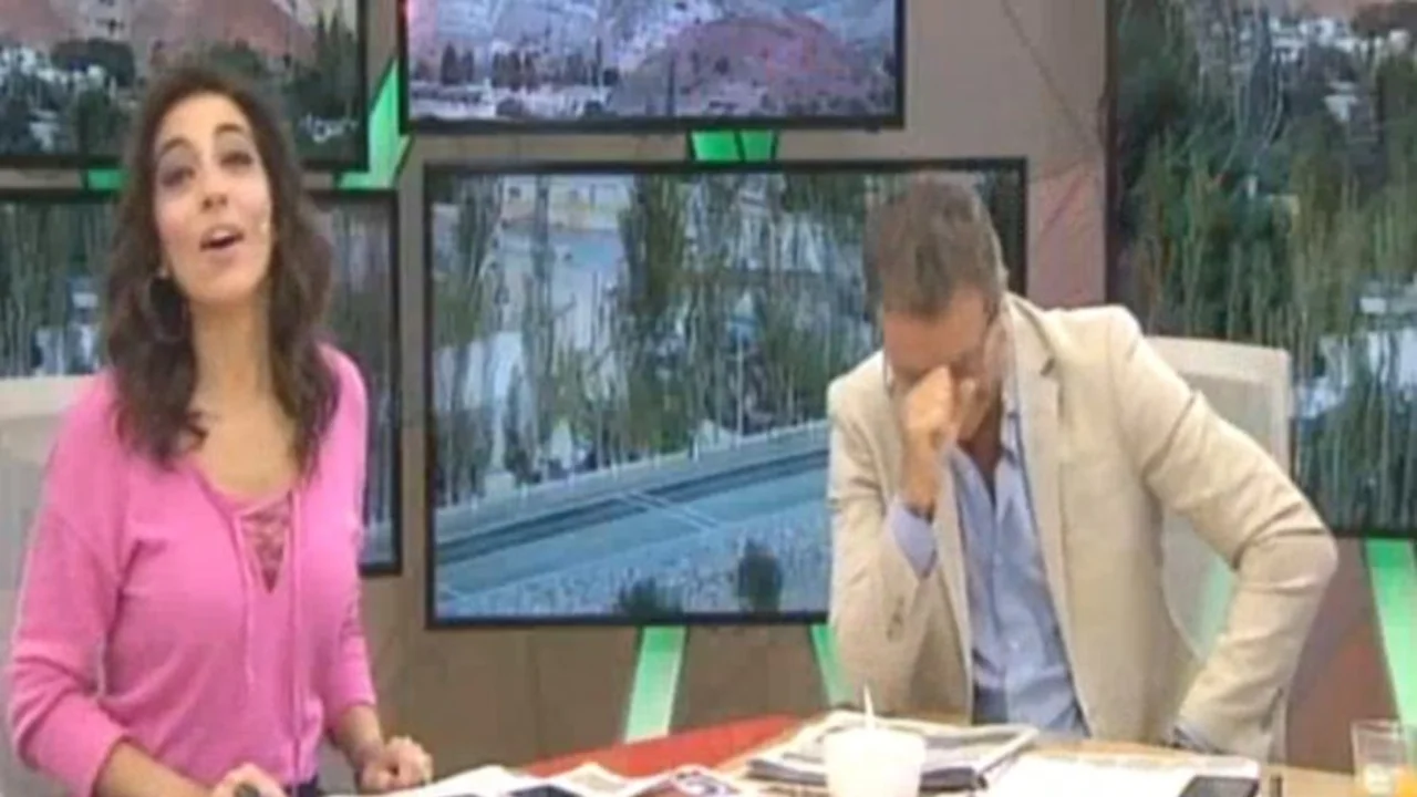 DESOPILANTE: Dos periodistas de TN se tentaron al aire y tuvieron que ir al corte