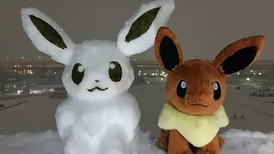 FOTOS: Los mejores muñecos de nieve son japoneses FOTOS: Los mejores muñecos de nieve son japoneses