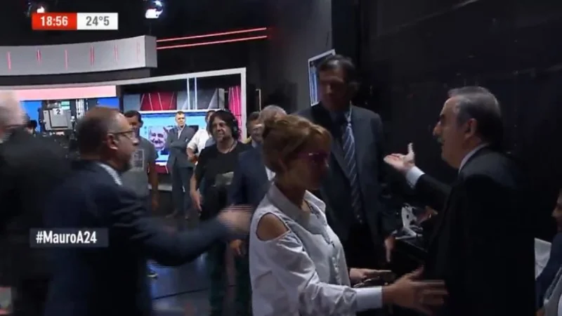 Moreno fue a buscar a Feinmann en vivo y casi se van a las manos