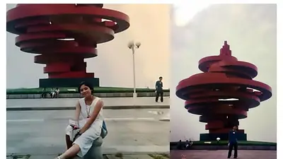 En China, un hombre salió en la foto de su esposa 11 años antes de conocerse En China, un hombre salió en la foto de su esposa 11 años antes de conocerse