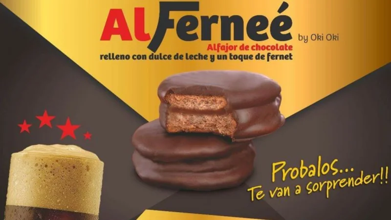 ¡Conocé el primer alfajor con sabor a fernet!