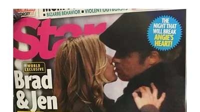Las fake-news del beso de Brad Pitt y Jennifer Aniston fueron desmentidas Las fake-news del beso de Brad Pitt y Jennifer Aniston fueron desmentidas