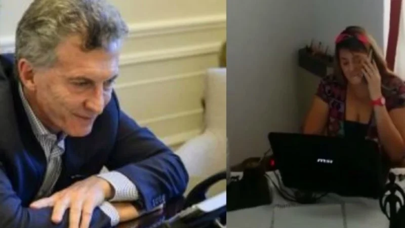 Deschavan una puesta en escena de Macri en una conversación de teléfono