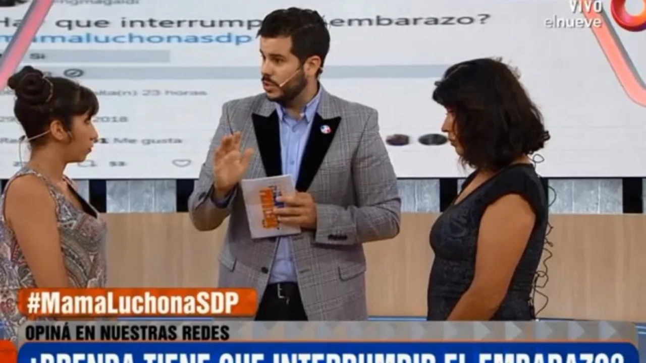 Nicolás Magaldi frivolizó el tema del aborto en TV