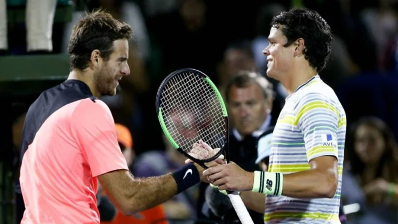 Del Potro le ganó a Raonic y pasa a la semifinal del Masters 1000 de Miami