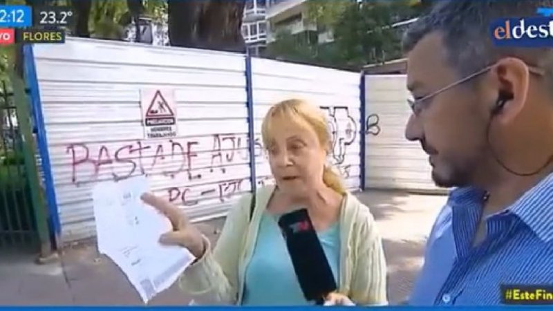 TN le hacía publicidad a Larreta, pero una vecina interrumpió todo con una denuncia