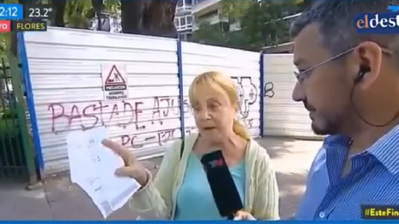 TN le hacía publicidad a Larreta, pero una vecina interrumpió todo con una denuncia