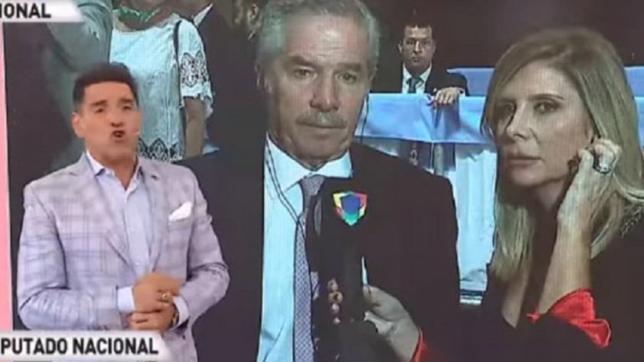 El mal momento de Iudica al aire en una entrevista con Felipe Solá