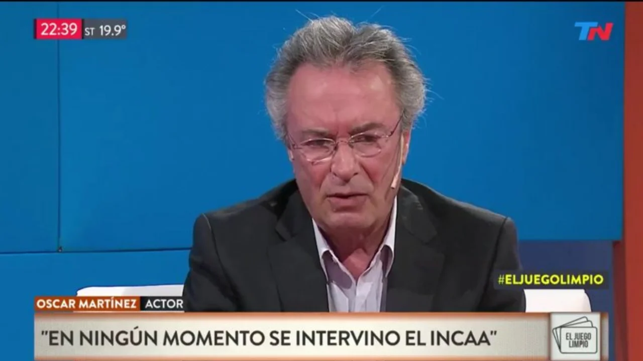 Oscar Martínez habló sobre la situación del país: "Estamos tocando fondo"