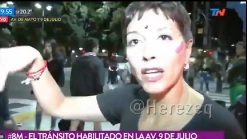 El incómodo momento de una cronista de TN con una diputada kirchnerista
