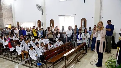 Magario: "Desde la educación cambiamos el mundo y le damos oportunidades a los chicos" Magario: "Desde la educación cambiamos el mundo y le damos oportunidades a los chicos"
