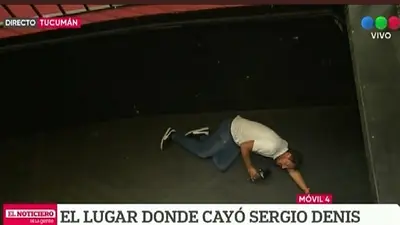 En Telefe recrearon la caída de Sergio Denis y fueron repudiados en redes En Telefe recrearon la caída de Sergio Denis y fueron repudiados en redes