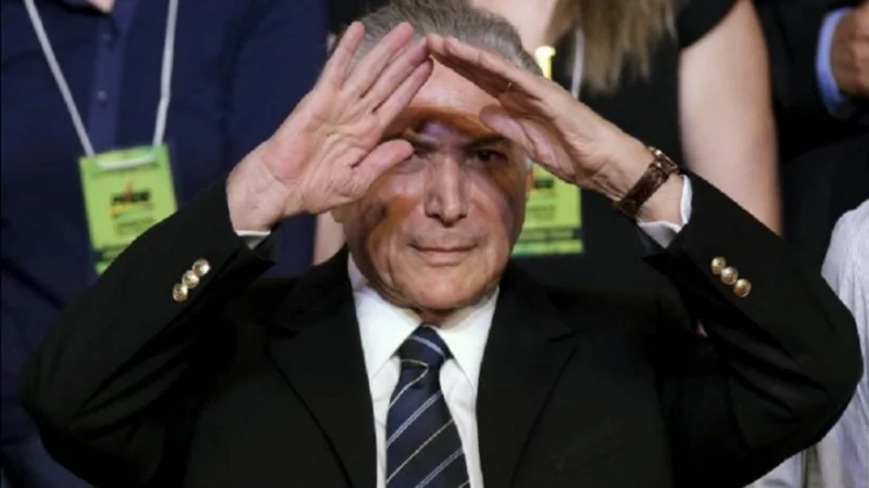 Michel Temer preso: las primeras imágenes tras su detención