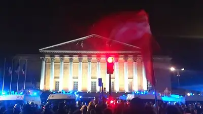 La Asamblea Nacional de Francia en París. La Asamblea Nacional de Francia en París.