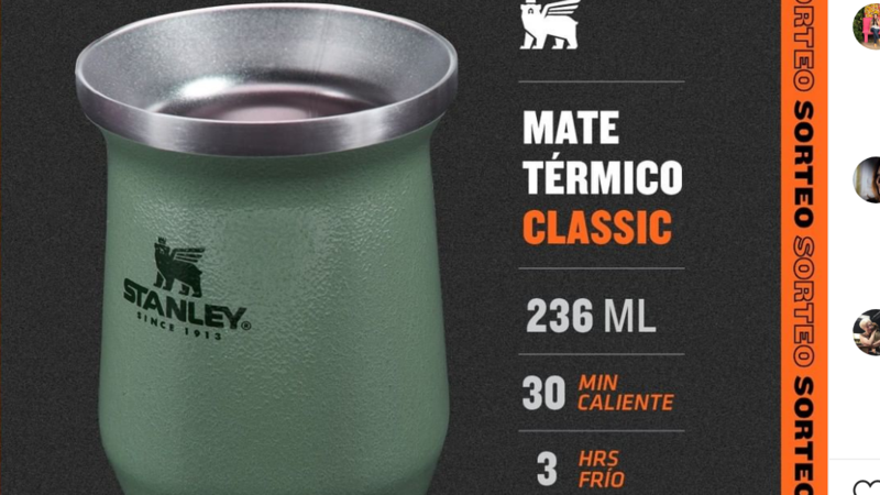 Stanley lanzó un mate a $3200 y los usuarios estallaron en las redes sociales