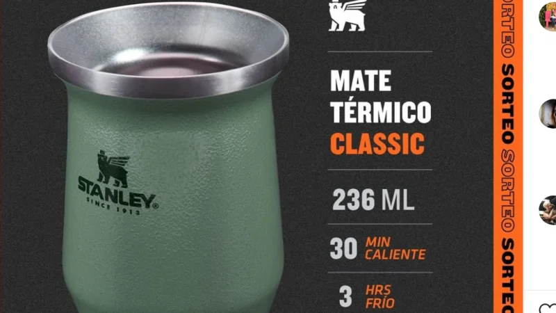 Stanley lanzó un mate a $3200 y los usuarios estallaron en las redes sociales