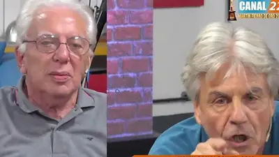 Fuerte cruce entre Raúl Rizzo y Jorge Altamira en vivo Fuerte cruce entre Raúl Rizzo y Jorge Altamira en vivo