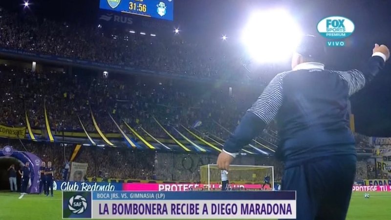 Así fue el conmovedor homenaje a Maradona