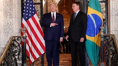 El polémico acuerdo militar que firmaron Trump y Bolsonaro El polémico acuerdo militar que firmaron Trump y Bolsonaro