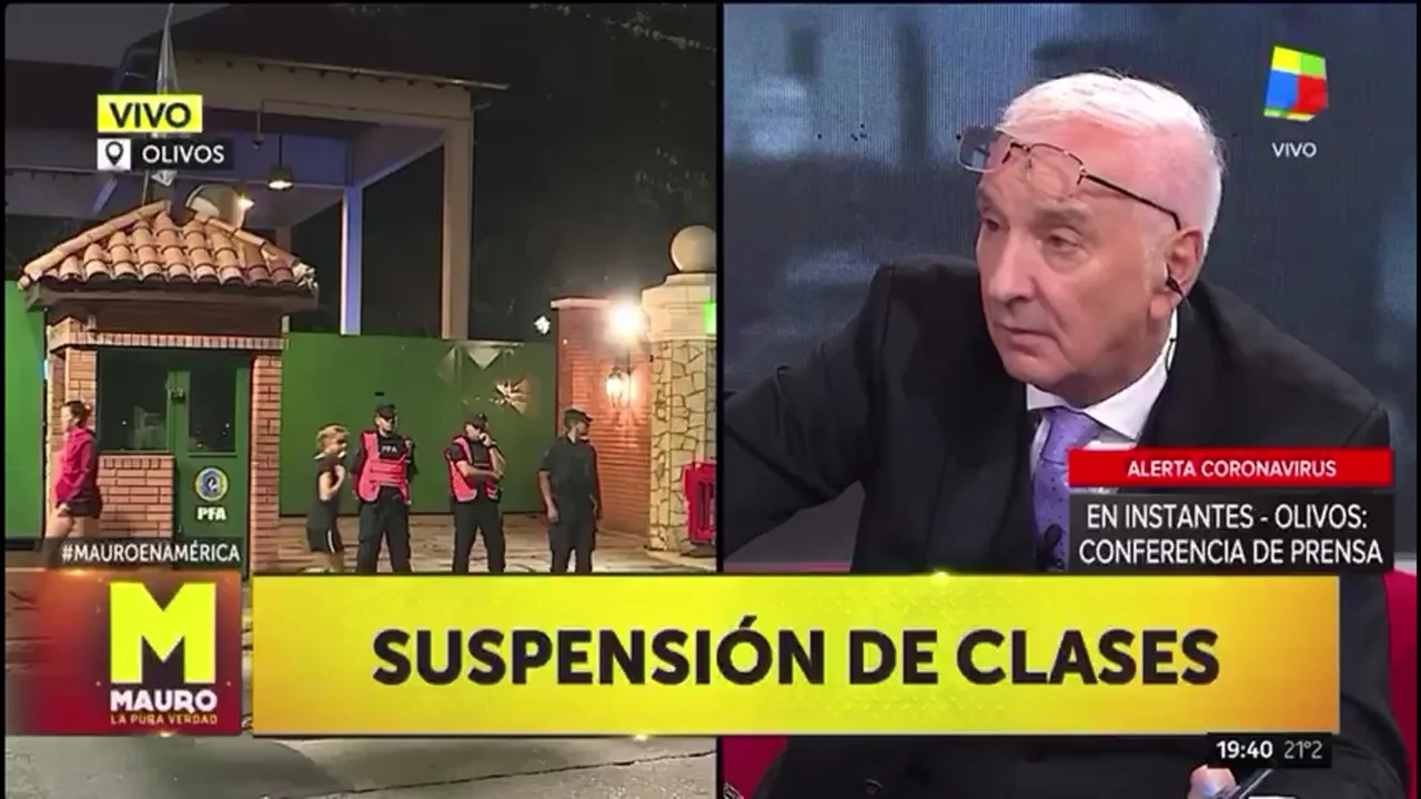 La irresponsable actitud de Mauro Viale sobre las personas de riesgo