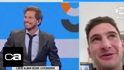 Fox Sports: picante chicana de Lucas Alario a Sebastián Vignolo por las preguntas sobre Riquelme Fox Sports: picante chicana de Lucas Alario a Sebastián Vignolo por las preguntas sobre Riquelme