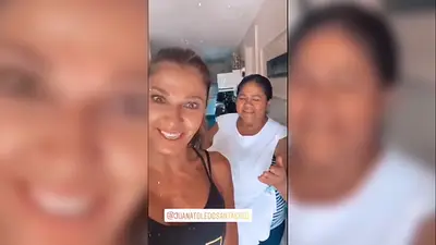 El controvertido video de Catherine Fulop desde la cuarentena El controvertido video de Catherine Fulop desde la cuarentena