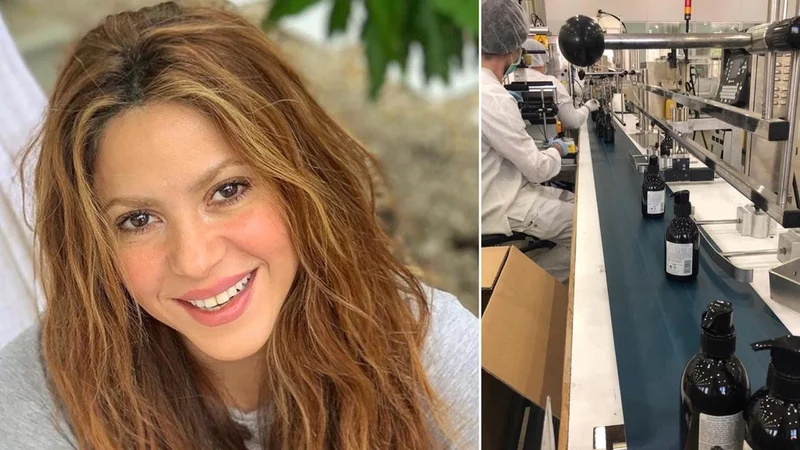 La empresa de perfumes de Shakira fabricará alcohol en gel para combatir el coronavirus