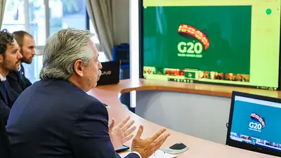 Reunión extraordinaria de G20 para discutir alivio de deuda de los países más pobres Reunión extraordinaria de G20 para discutir alivio de deuda de los países más pobres