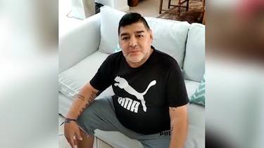 Coronavirus: el mensaje de Maradona a un panadero