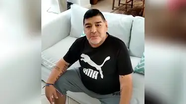 Coronavirus: el mensaje de Maradona a un panadero